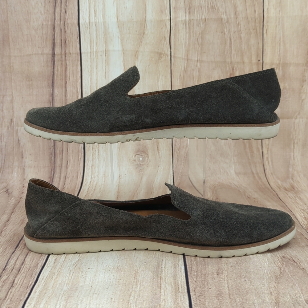 ZODIAC Kit Slip On Suede Loafers Gray Sz 9.5 - Picture 8 of 10